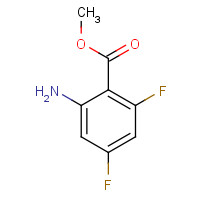 379228-57-6 methyl 2-amino-4,6-difluorobenzoate chemical structure