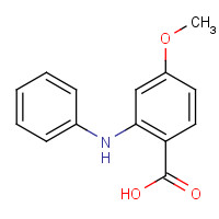 19218-83-8 2-anilino-4-methoxybenzoic acid chemical structure