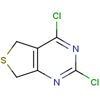 74901-71-6 2,4-dichloro-5,7-dihydrothieno[3,4-d]pyrimidine chemical structure