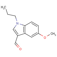 128600-67-9 5-methoxy-1-propylindole-3-carbaldehyde chemical structure