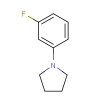 139909-17-4 1-(3-fluorophenyl)pyrrolidine chemical structure
