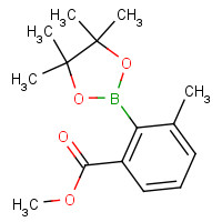 887234-98-2 methyl 3-methyl-2-(4,4,5,5-tetramethyl-1,3,2-dioxaborolan-2-yl)benzoate chemical structure