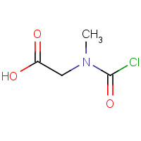1379186-42-1 2-[carbonochloridoyl(methyl)amino]acetic acid chemical structure