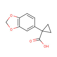 862574-89-8 1-(1,3-benzodioxol-5-yl)cyclopropane-1-carboxylic acid chemical structure
