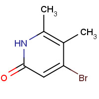 640721-49-9 4-bromo-5,6-dimethyl-1H-pyridin-2-one chemical structure