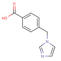 94084-75-0 4-(imidazol-1-ylmethyl)benzoic acid chemical structure