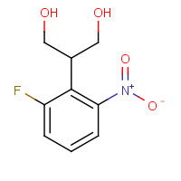 1131605-32-7 2-(2-fluoro-6-nitrophenyl)propane-1,3-diol chemical structure