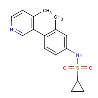 1357092-46-6 N-[3-methyl-4-(4-methylpyridin-3-yl)phenyl]cyclopropanesulfonamide chemical structure
