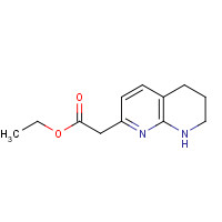 721920-80-5 ethyl 2-(5,6,7,8-tetrahydro-1,8-naphthyridin-2-yl)acetate chemical structure