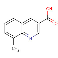 71082-55-8 8-methylquinoline-3-carboxylic acid chemical structure
