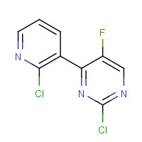 870221-54-8 2-chloro-4-(2-chloropyridin-3-yl)-5-fluoropyrimidine chemical structure