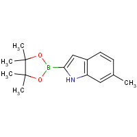 912332-45-7 6-methyl-2-(4,4,5,5-tetramethyl-1,3,2-dioxaborolan-2-yl)-1H-indole chemical structure
