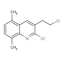 73930-69-5 2-chloro-3-(2-chloroethyl)-5,8-dimethylquinoline chemical structure