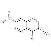 364794-13-8 4-chloro-7-nitroquinoline-3-carbonitrile chemical structure