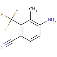 573764-86-0 4-amino-3-methyl-2-(trifluoromethyl)benzonitrile chemical structure