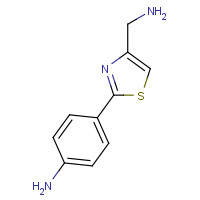 885280-72-8 4-[4-(aminomethyl)-1,3-thiazol-2-yl]aniline chemical structure