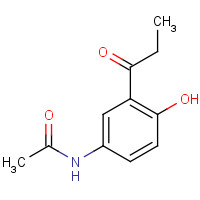 99855-34-2 N-(4-hydroxy-3-propanoylphenyl)acetamide chemical structure