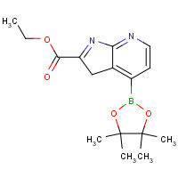 943322-02-9 ethyl 4-(4,4,5,5-tetramethyl-1,3,2-dioxaborolan-2-yl)-3H-pyrrolo[2,3-b]pyridine-2-carboxylate chemical structure