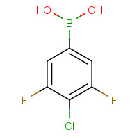 864759-63-7 (4-chloro-3,5-difluorophenyl)boronic acid chemical structure