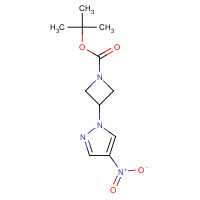 1314987-79-5 tert-butyl 3-(4-nitropyrazol-1-yl)azetidine-1-carboxylate chemical structure