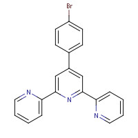 89972-76-9 4-(4-bromophenyl)-2,6-dipyridin-2-ylpyridine chemical structure
