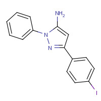 1017781-34-8 5-(4-iodophenyl)-2-phenylpyrazol-3-amine chemical structure