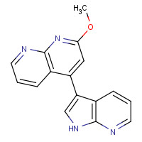 1391088-65-5 2-methoxy-4-(1H-pyrrolo[2,3-b]pyridin-3-yl)-1,8-naphthyridine chemical structure