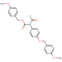 64952-86-9 (4-methoxyphenyl)methyl 3-chloro-2-[4-[(4-methoxyphenyl)methoxy]phenyl]-3-oxopropanoate chemical structure