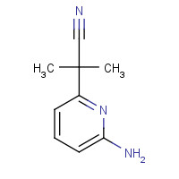 1446793-19-6 2-(6-aminopyridin-2-yl)-2-methylpropanenitrile chemical structure