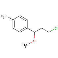 6968-70-3 1-(3-chloro-1-methoxypropyl)-4-methylbenzene chemical structure