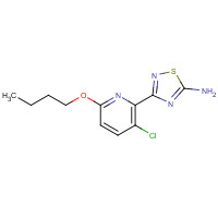 1179359-98-8 3-(6-butoxy-3-chloropyridin-2-yl)-1,2,4-thiadiazol-5-amine chemical structure