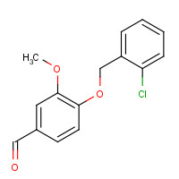 306280-02-4 4-[(2-chlorophenyl)methoxy]-3-methoxybenzaldehyde chemical structure