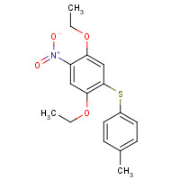 68400-47-5 1,4-diethoxy-2-(4-methylphenyl)sulfanyl-5-nitrobenzene chemical structure