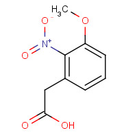 20876-31-7 2-(3-methoxy-2-nitrophenyl)acetic acid chemical structure