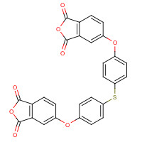 52256-85-6 5-[4-[4-[(1,3-dioxo-2-benzofuran-5-yl)oxy]phenyl]sulfanylphenoxy]-2-benzofuran-1,3-dione chemical structure