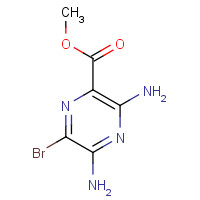 1458-20-4 methyl 3,5-diamino-6-bromopyrazine-2-carboxylate chemical structure