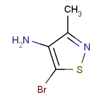 4680-99-3 5-bromo-3-methyl-1,2-thiazol-4-amine chemical structure
