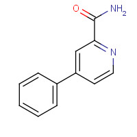 105250-15-5 4-phenylpyridine-2-carboxamide chemical structure