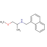 355816-73-8 1-methoxy-N-(naphthalen-1-ylmethyl)propan-2-amine chemical structure