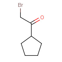 52423-62-8 2-bromo-1-cyclopentylethanone chemical structure
