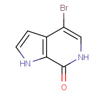 1361481-62-0 4-bromo-1,6-dihydropyrrolo[2,3-c]pyridin-7-one chemical structure