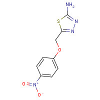 331818-28-1 5-[(4-nitrophenoxy)methyl]-1,3,4-thiadiazol-2-amine chemical structure