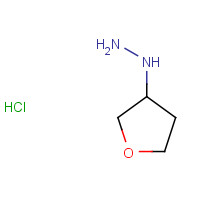 158001-24-2 oxolan-3-ylhydrazine;hydrochloride chemical structure