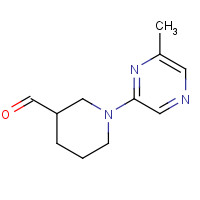 941716-81-0 1-(6-methylpyrazin-2-yl)piperidine-3-carbaldehyde chemical structure