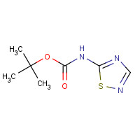 264600-76-2 tert-butyl N-(1,2,4-thiadiazol-5-yl)carbamate chemical structure