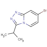 1021923-15-8 7-bromo-3-propan-2-yl-[1,2,4]triazolo[4,3-a]pyridine chemical structure