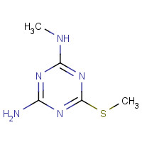 35541-38-9 2-N-methyl-6-methylsulfanyl-1,3,5-triazine-2,4-diamine chemical structure