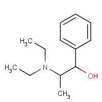 18259-38-6 2-(diethylamino)-1-phenylpropan-1-ol chemical structure