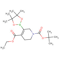 1234175-05-3 1-O-tert-butyl 4-O-ethyl 5-(4,4,5,5-tetramethyl-1,3,2-dioxaborolan-2-yl)-3,6-dihydro-2H-pyridine-1,4-dicarboxylate chemical structure