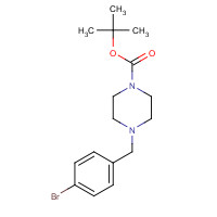 844891-10-7 tert-butyl 4-[(4-bromophenyl)methyl]piperazine-1-carboxylate chemical structure